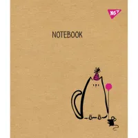 Зошит Yes А5 Sketch Animal Крафт 12 аркушів лінія (765070) - 1