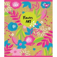 Зошит Yes А5 Flowers Art Крафт 18 аркушів лінія 5 дизайнів (765090) - 4