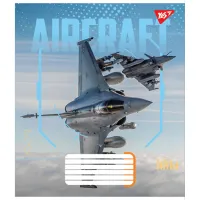 Зошит Yes Aircraft А5 60 аркушів лінія (767152) - 4