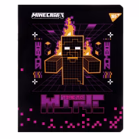 Зошит Yes Minecraft. Black 12 аркушів клітинка (767495) - Image 2