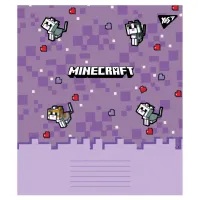 Зошит Yes Зошит учнівський шкільний Yes Minecraft Spring А5 12 аркушів кліт (767590) - 3