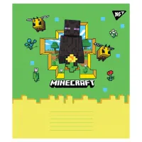 Зошит Yes Зошит учнівський шкільний Yes Minecraft Spring А5 12 аркушів кліт (767590) - 4