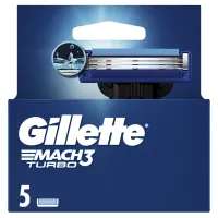 Змінні касети Gillette Mach3 Turbo 5 шт. (7702018552344) - 2
