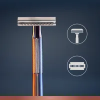 Бритва Gillette King C. Безпечна з 5 змінними лезами (7702018590148) - 6