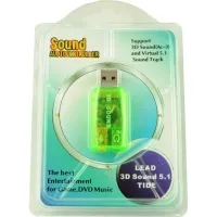 Звукова плата Atcom USB-sound card (5.1) 3D sound (Windows 7 ready) (7807) - 3