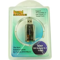 Звукова плата Atcom USB-sound card (5.1) 3D sound (Windows 7 ready) (7807) - 5