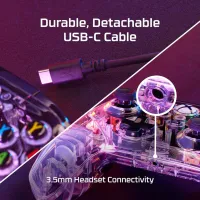 Геймпад HyperX Clutch Gladiate RGB for PC/Xbox Clear (7D6H2AA) - 8