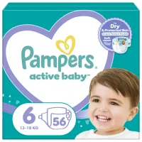 Підгузки Pampers Active Baby Giant Розмір 6 (13-18 кг) 56 шт (8001090950130) - 1