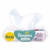 Дитячі вологі серветки Pampers Sens 4x52 (8001841062624) - Image 1