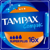 Тампони Tampax Compak Super Plus з аплікатором 16 шт. (8001841300399) - 1