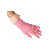 Рукавички господарські Vileda Sensitive Латексні Для делікатних робіт Розмір M (8001940003320) - 2