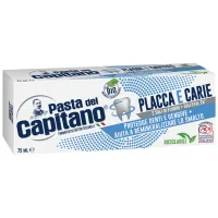 Зубна паста Pasta del Capitano Placca e Carie Проти карієсу та зубного нальоту 75 мл (8002140039010) - 1