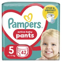 Підгузки Pampers трусики Pants Розмір 5 (12-17 кг) 42 шт. (8006540068960) - 1