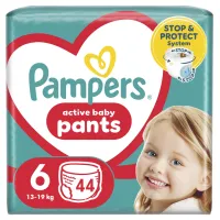 Підгузки Pampers трусики Pants Giant Розмір 6 (14-19 кг) 44 шт (8006540069356) - 1