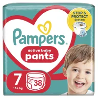 Підгузки Pampers трусики Pants Giant Plus Розмір 7 (15+ кг) 38 шт. (8006540069387) - 1