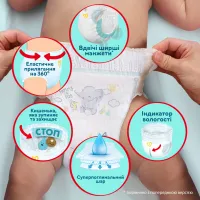 Підгузки Pampers Premium Care Pants Midi Розмір 3 (6-11 кг) 144 шт (8006540490891) - 5