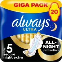Гігієнічні прокладки Always Ultra Secure Night Extra Розмір 5 20 шт. (8006540903766) - 1
