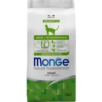 Сухий корм для кішок Monge Cat Adult з кроликом 1.5 кг (8009470011945) - 1