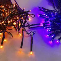 Гірлянда YES! Fun 100 LED, помаранч.+фіолет. 5м, 8 режимів (801178) - 2