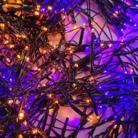 Гірлянда YES! Fun 100 LED, помаранч.+фіолет. 5м, 8 режимів (801178) - 3