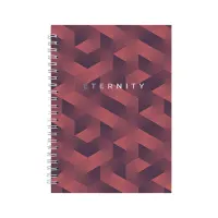 Блокнот Axent на спирали А5 96 листов, клетка, твердая обложка №25 (8032-25-A) - Изображение 1