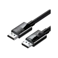 Кабель мультимедійний DisplayPort M to DisplayPort M 1.0m V1.4 braided DP114 black Ugreen (80390) - 1