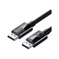 Кабель мультимедійний DisplayPort M to DisplayPort M 5.0m V1.4 braided DP114 black Ugreen (80394) - Image 1
