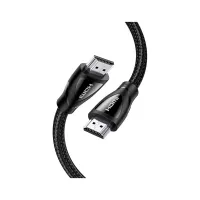 Кабель мультимедійний HDMI M to HDMI M 1.5m braided HD140 black Ugreen (80402) - 2