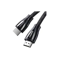 Кабель мультимедійний HDMI M to HDMI M 2.0m braided HD140 black Ugreen (80403) - 1