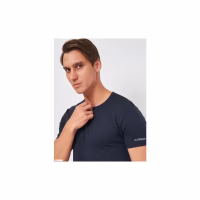 Футболка Kappa T-shirt Mezza Manica Girocollo K1305 BluNavy темно-синій XXL (8052394816226) - Image 4