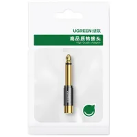 Перехідник 6.35mm M to RCA F AV169 black Ugreen (80731) - 3