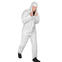 Костюм робочий Neo Tools захисний, матеріал поліпропілен, щільність 65 г/м2, XL, білий (81-851-XL) - Зображення 3