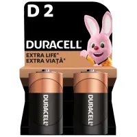 Батарейка Duracell D LR20 лужна 2шт. в упаковці (81545439/5005987/5014435) - 1