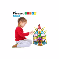 Конструктор Picasso магнітний Tiles Mini Diamond Series Set 100 деталей (817338022327) - Image 5