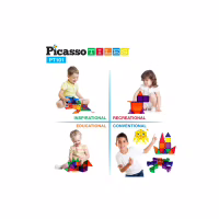 Конструктор Picasso магнітний Tiles Magnetic Building Blocks 101 деталь (817338022402) - Image 7