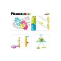 Конструктор Picasso магнитный Tiles Mini Diamond Marble Run Track Set 60 деталей (817338028299) - Изображение 5