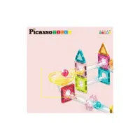 Конструктор Picasso магнитный Tiles Mini Diamond Marble Run Track Set 60 деталей (817338028299) - Изображение 6