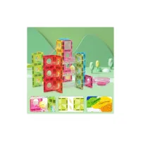 Конструктор Picasso магнитный Tiles Mini Diamond Marble Run Track Set 60 деталей (817338028299) - Изображение 8