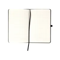 Блокнот Axent Partner Lux 125х195 мм 96 аркушів у клітинка Чорний (8202-01-A) - Зображення 4