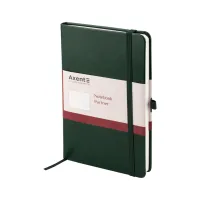 Блокнот Axent Partner Lux 125х195 мм 96 аркушів у клітинка Зелений (8202-04-A) - Зображення 2