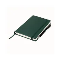 Блокнот Axent Partner Lux 125х195 мм 96 аркушів у клітинка Зелений (8202-04-A) - Зображення 8