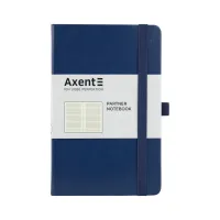 Книга записна Axent Partner 125х195 мм в лінійку 96 аркушів Синя (8308-02-A) - Изображение 1