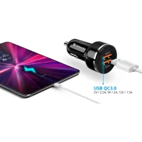 Зарядное устройство Defender UCA-80 black, 2xUSB, QC3.0, 36W (83832) - Изображение 3