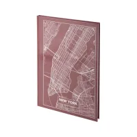 Канцелярська книга Axent Maps New York А4 у твердій обкладінці 96 аркушів у клітинку (8422-543-A) - Зображення 3