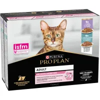 Вологий корм для кішок Purina Pro Plan Delicate Digestion Мультипак індичка та океанічна риба 10 х 85 г (8445290855817) - 4