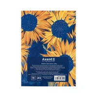 Книга записна Axent UA Ї А5 клітинка тверда обкладинка 96 аркушів (8455-3-A) - Зображення 5
