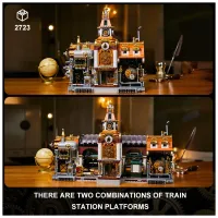 Конструктор Pantasy Original - Steampunk Залізнична станція в стилі стімпанк (85007) - 2