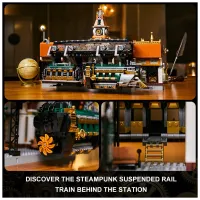 Конструктор Pantasy Original - Steampunk Залізнична станція в стилі стімпанк (85007) - 3