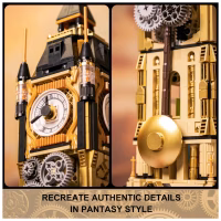 Конструктор Pantasy Original - Steampunk Парк Годинникова вежа в стилі стімпанк (85008) - Image 4