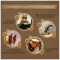 Конструктор Pantasy Original Дирижабль Steampunk (85021) - 3